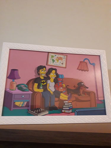 Customer photo review of RETRATO EM ARQUIVO DIGITAL FAMILIA AMARELA