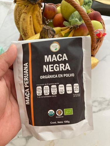 Customer photo review of Maca negra en polvo organica
