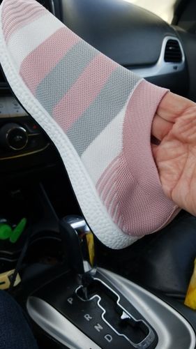 Customer photo review of Lazzy Women Comfortable Casual Sports Shoes