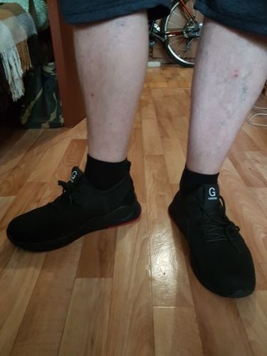 Customer photo review of Indestructible Ryder Steel Toe Shoes