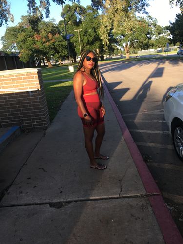Customer photo review of Brooklyn Biker Short Set