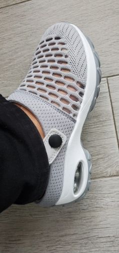 Customer photo review of Lazzy Mesh Breathable One Pedal Sports Shoes