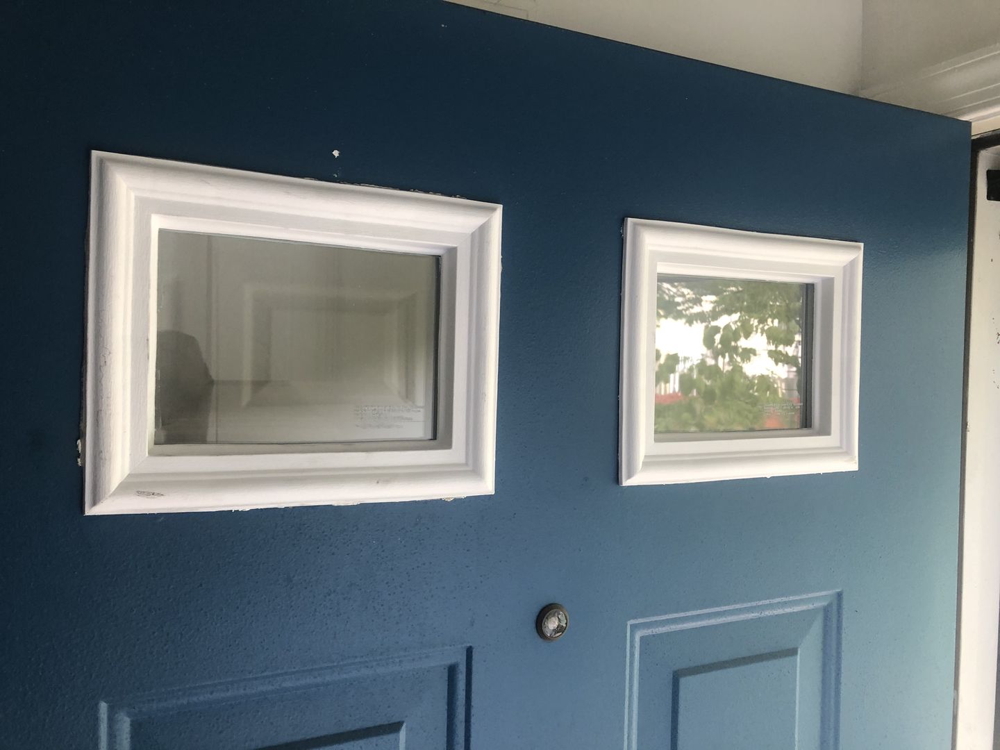 Customer photo review of Clear 1 Lite Glass and Frame Kit (6" x 8" Glass Size)