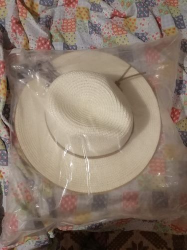 Customer photo review of The Calypso Panama Straw Hat