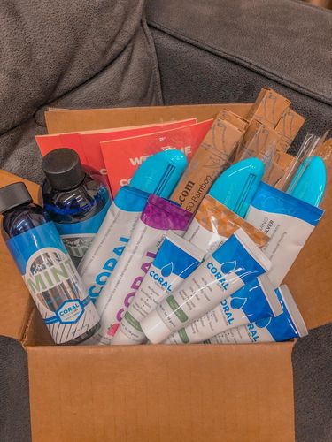 Customer photo review of Nano Silver Mouthwash (Travel Size)