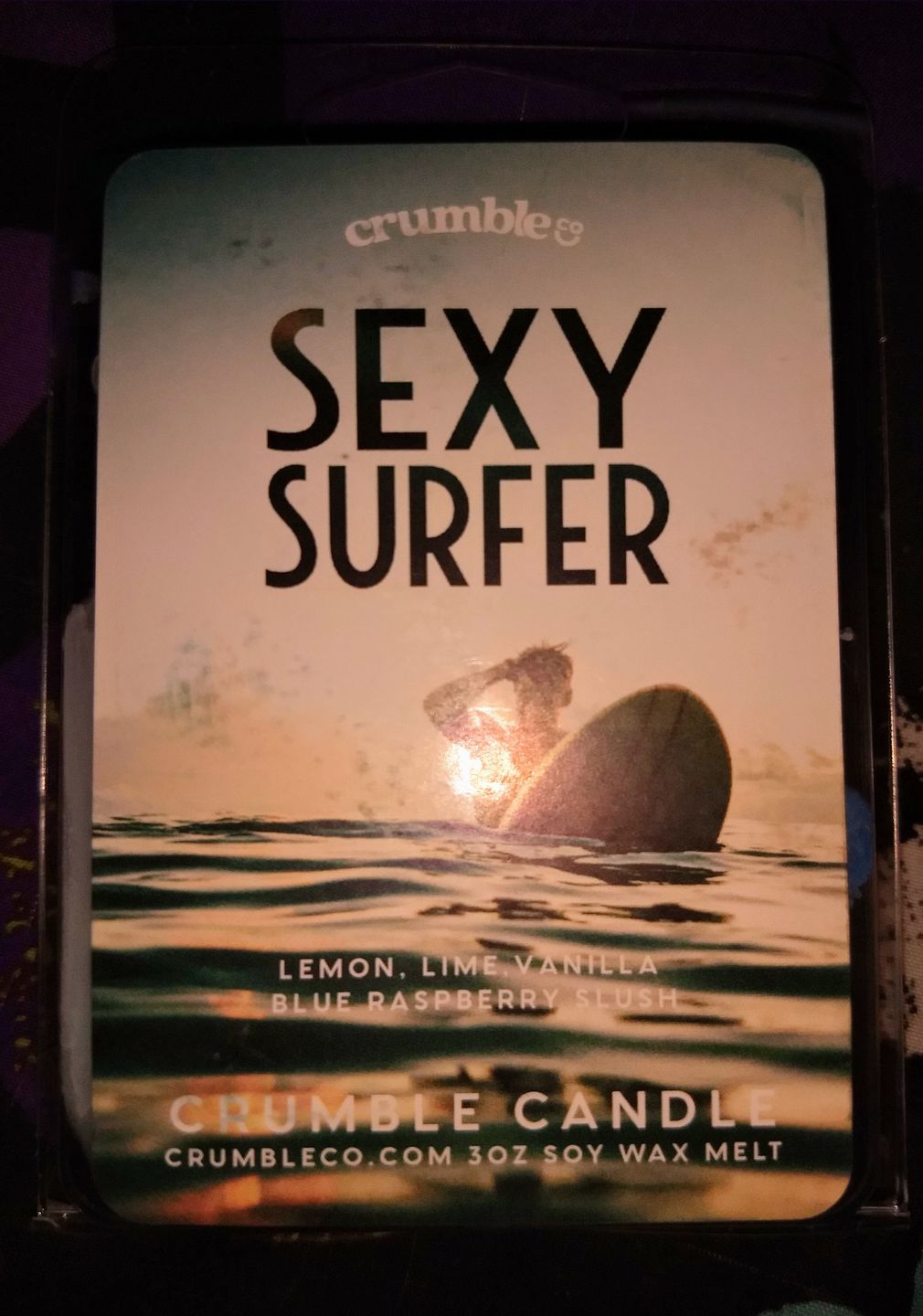 Customer photo review of Sexy Surfer Wax Melts