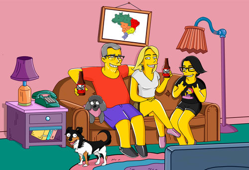 Customer photo review of RETRATO EM ARQUIVO DIGITAL FAMILIA AMARELA