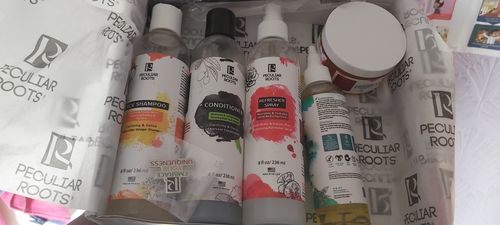 Customer photo review of Locs & Natural Hair Detox Box