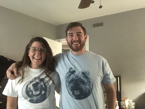 Human of Beloved Pet Customized T-shirt photo review