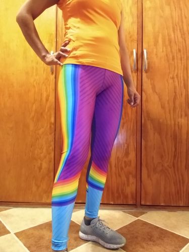 Customer photo review of Leggings Deportivo TFIT PRO RAINBOW