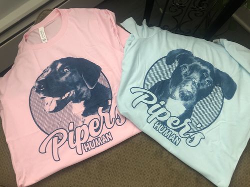 Human of Beloved Pet Customized T-shirt photo review