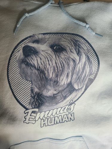 Human of Beloved Pet Customized T-shirt photo review