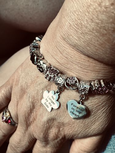 Customer photo review of No Longer by my Side Bracelet