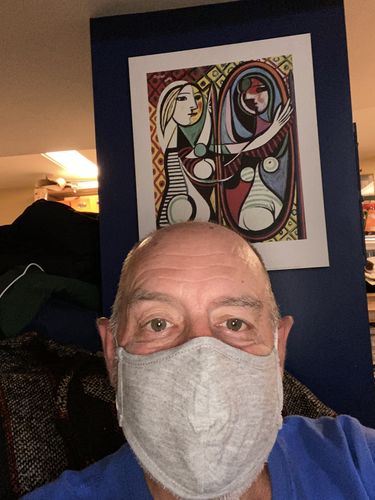 Customer photo review of Bamboo Mask Made in Canada by Jerico