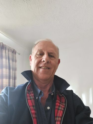 Customer photo review of Mens Classic Harrington Jacket - Navy