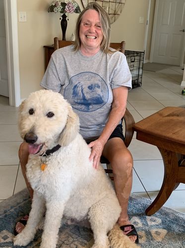 Human of Beloved Pet Customized T-shirt photo review