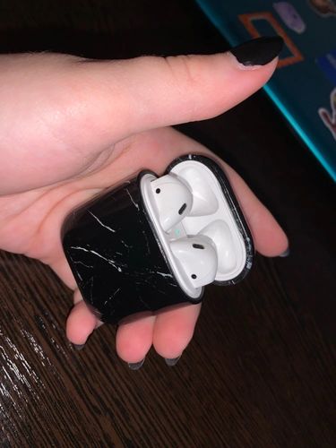 Customer photo review of Marble Pattern Airpod Cases