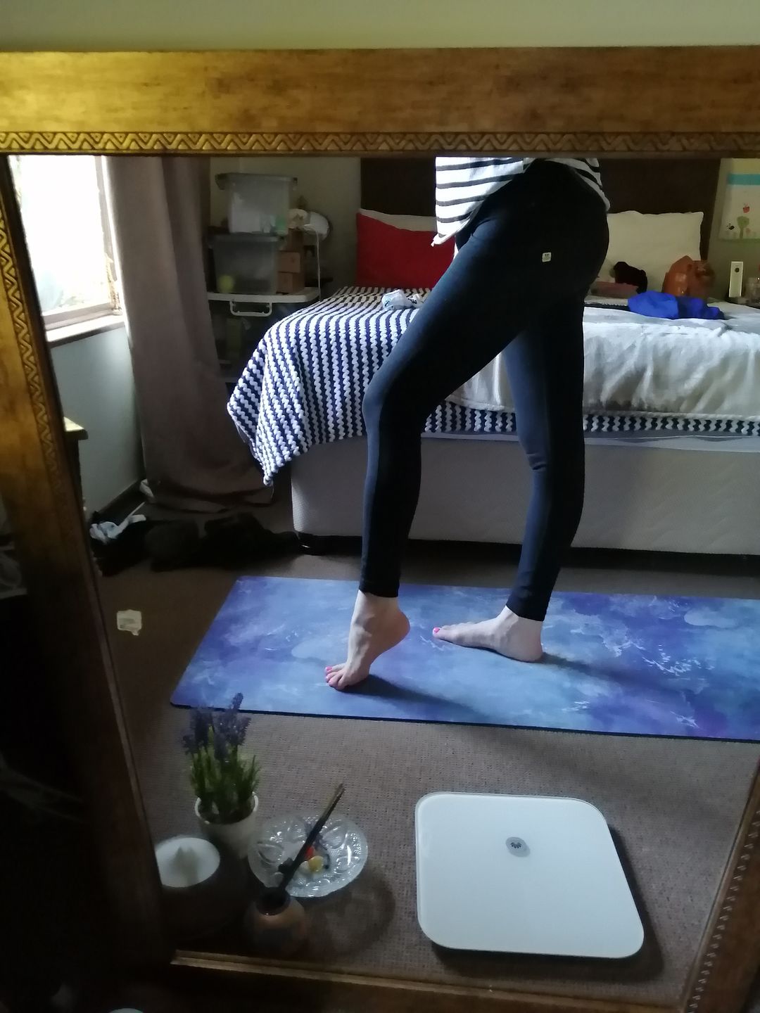 Customer photo review of High waist Butt lifting Jeggings - Black