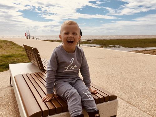 Customer photo review of Personalised Roma Tracksuit (3m-12 Years) (MRK X)