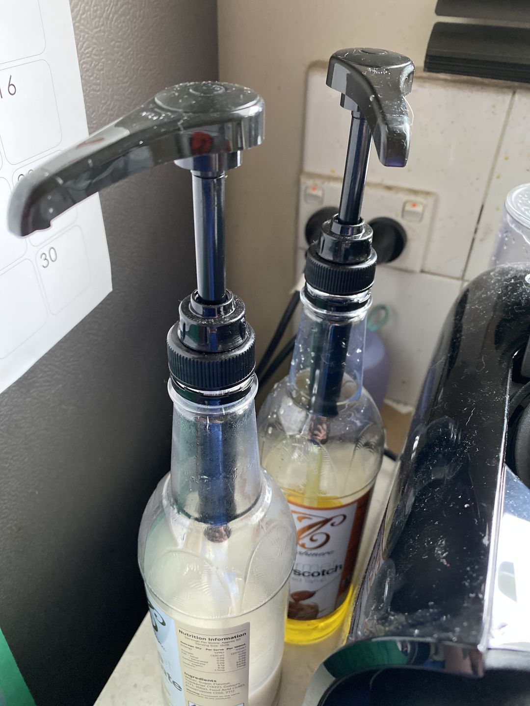 Customer photo review of Syrup Pump for 750mL Bottle