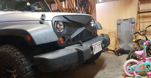 Customer photo review of Hawke Grille - Matte Black (07-18 Jeep Wrangler JK)