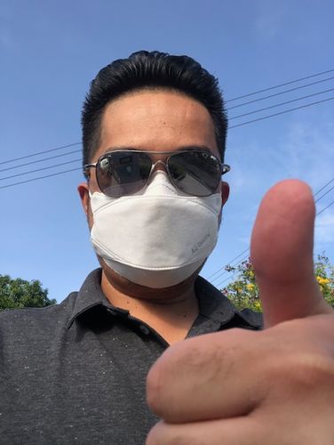 Customer photo review of AirQUEEN Nanomask