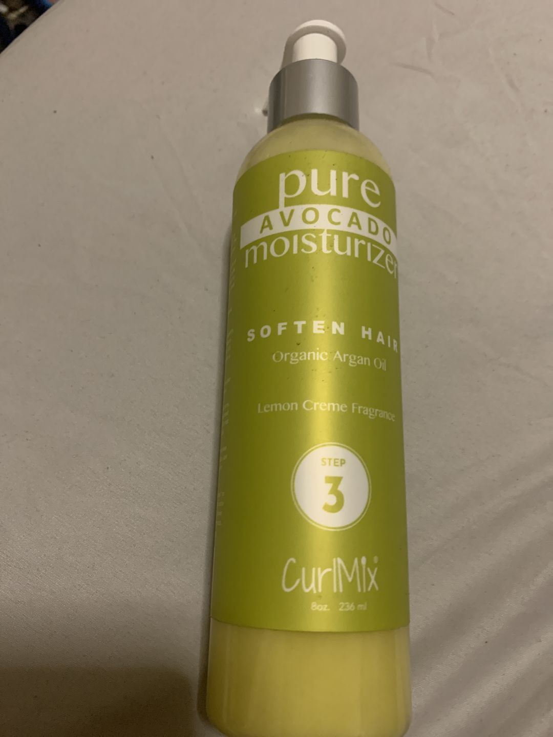 Customer photo review of Defining Flaxseed Gel for Curly Hair with Organic Argan Oil for Softening and Lemon Creme Fragrance