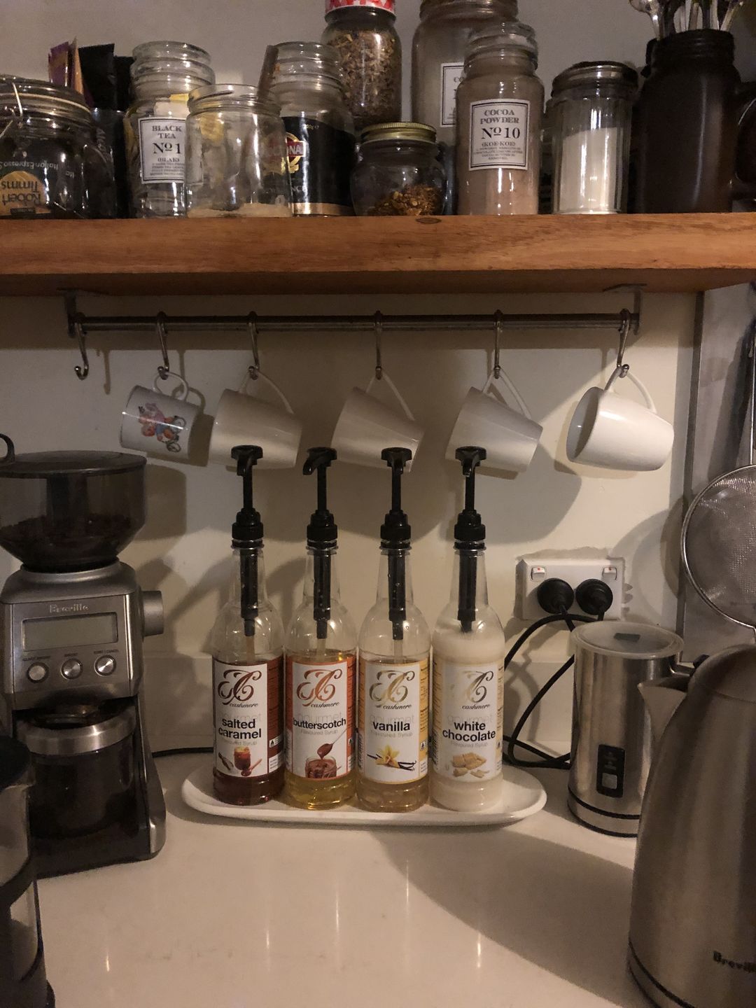 Customer photo review of Salted Caramel Coffee Syrup