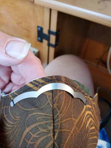 Customer photo review of Mask Insert - Contoured - 10 Count