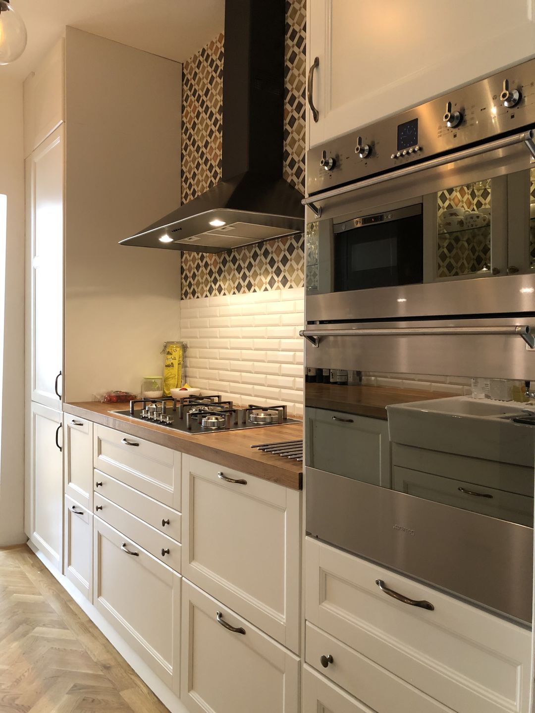 Customer photo review of Classic Old English Brass Cupboard Handles
