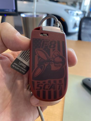 Customer photo review of Custom Mopar Key Fob Shell Ordering <-