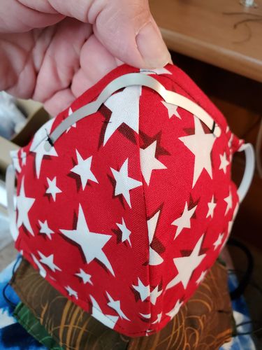 Customer photo review of Black Elastic - 20 Pieces (10 Masks)