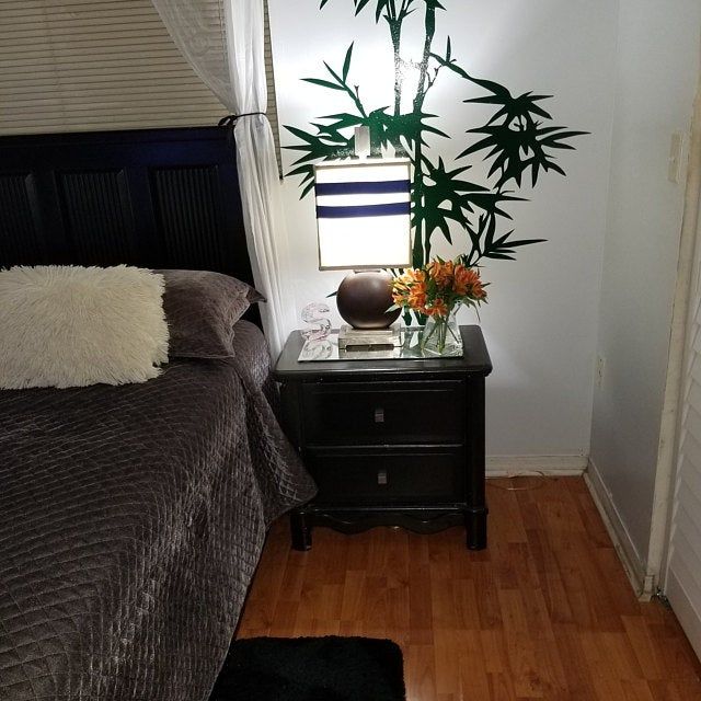 Customer photo review of Bamboo Tree Wall Decal. #101
