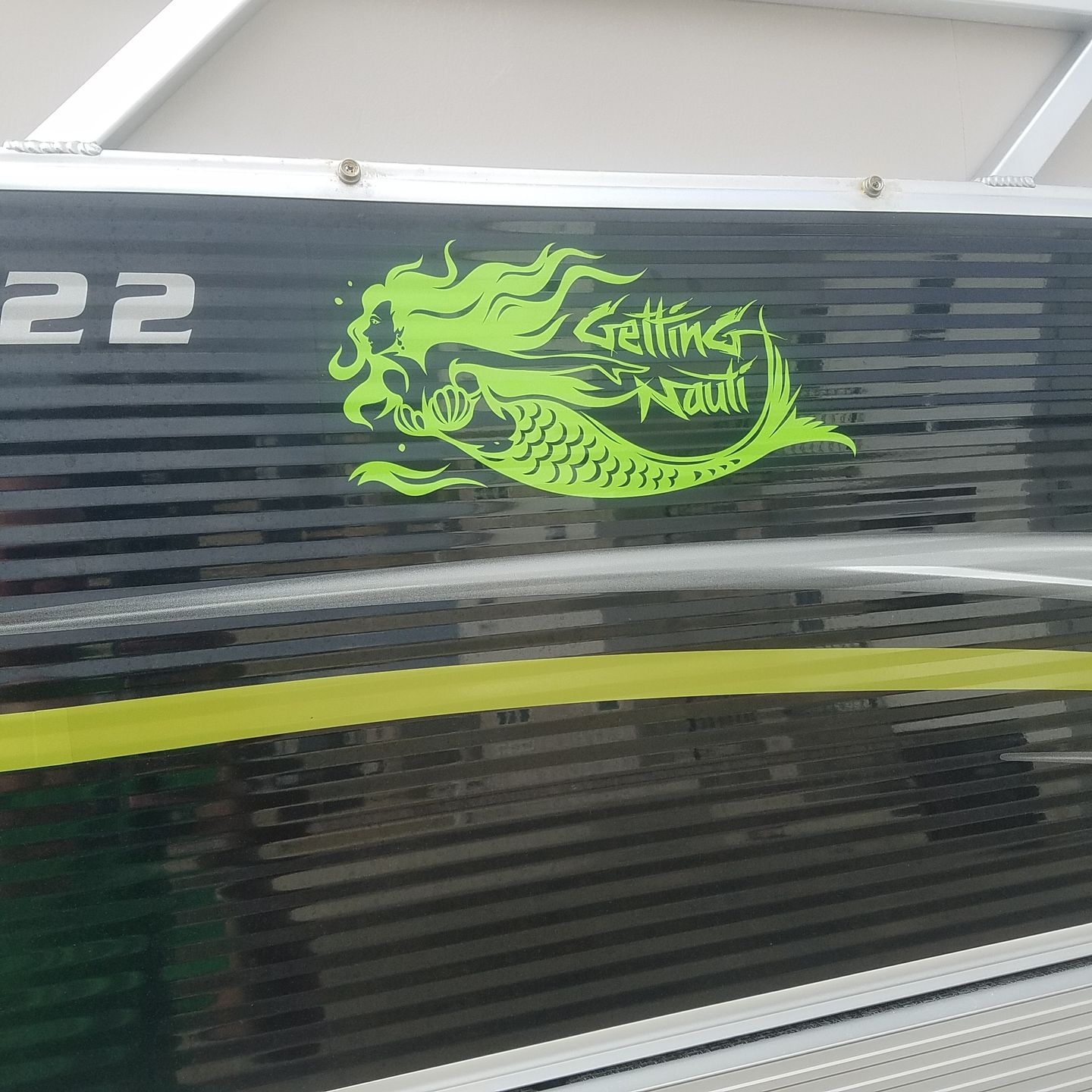 Customer photo review of Mermaid Vinyl Decal
