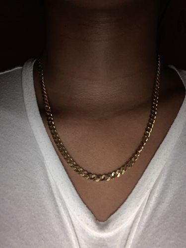 Customer photo review of Gold Unbreakable Cuban (4mm)