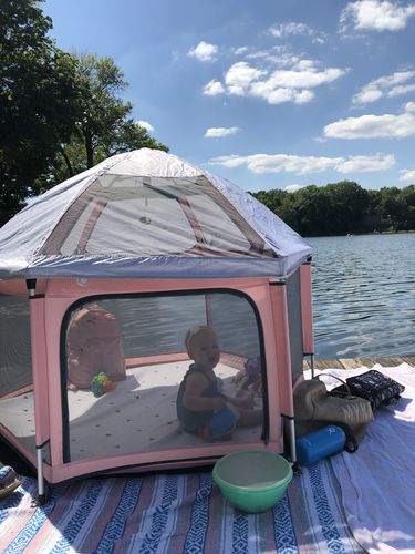 Customer photo review of Pop N' Go® Playpen