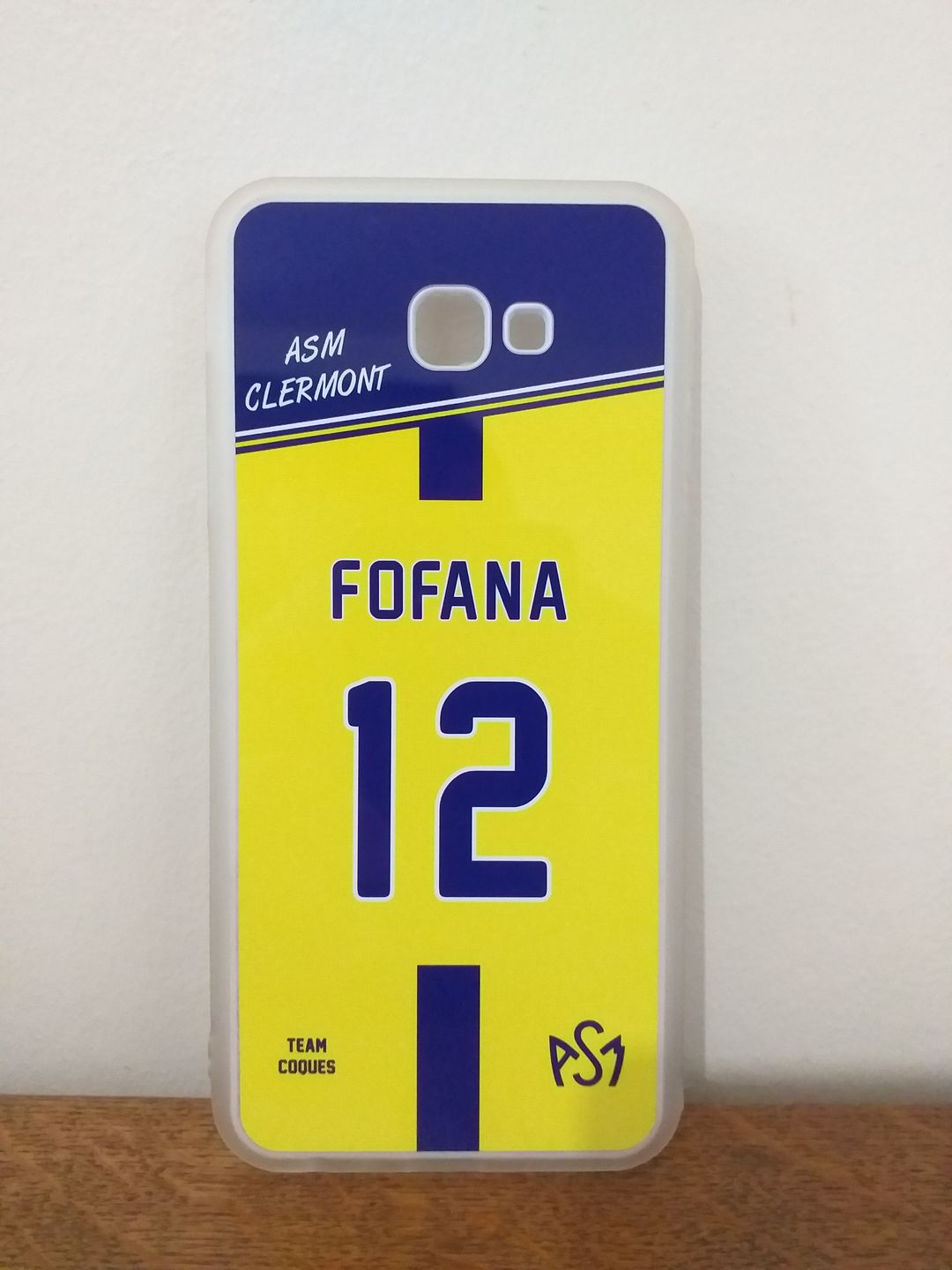 Customer photo review of Coque rugby ASM CLERMONT - flocage 100% personnalisable - iPhone smartphone