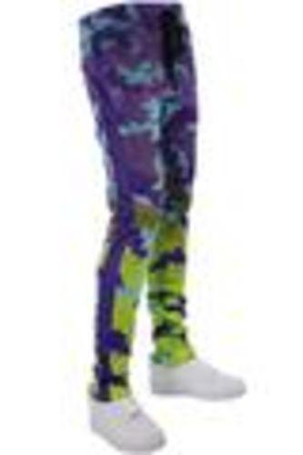 Customer photo review of Dip Dye Camo Track Pants Purple (1A1-405)
