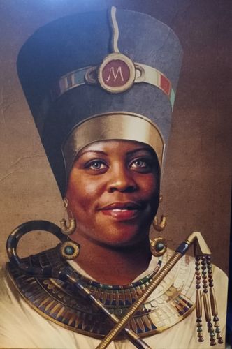 Customer photo review of The Nubian Queen - Custom Canvas