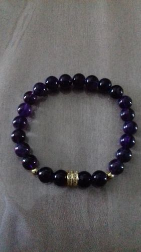 Customer photo review of BRACELET AMÉTHYSTE "No Stress"