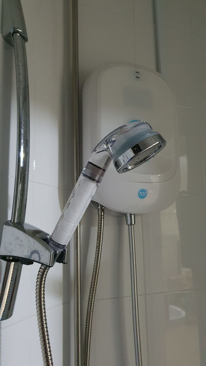 Customer photo review of Bodyluv Vita Puresome Shower Head (compatible with vita pure filter)