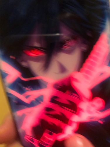 Customer photo review of Premium LED Naruto - iPhone Case