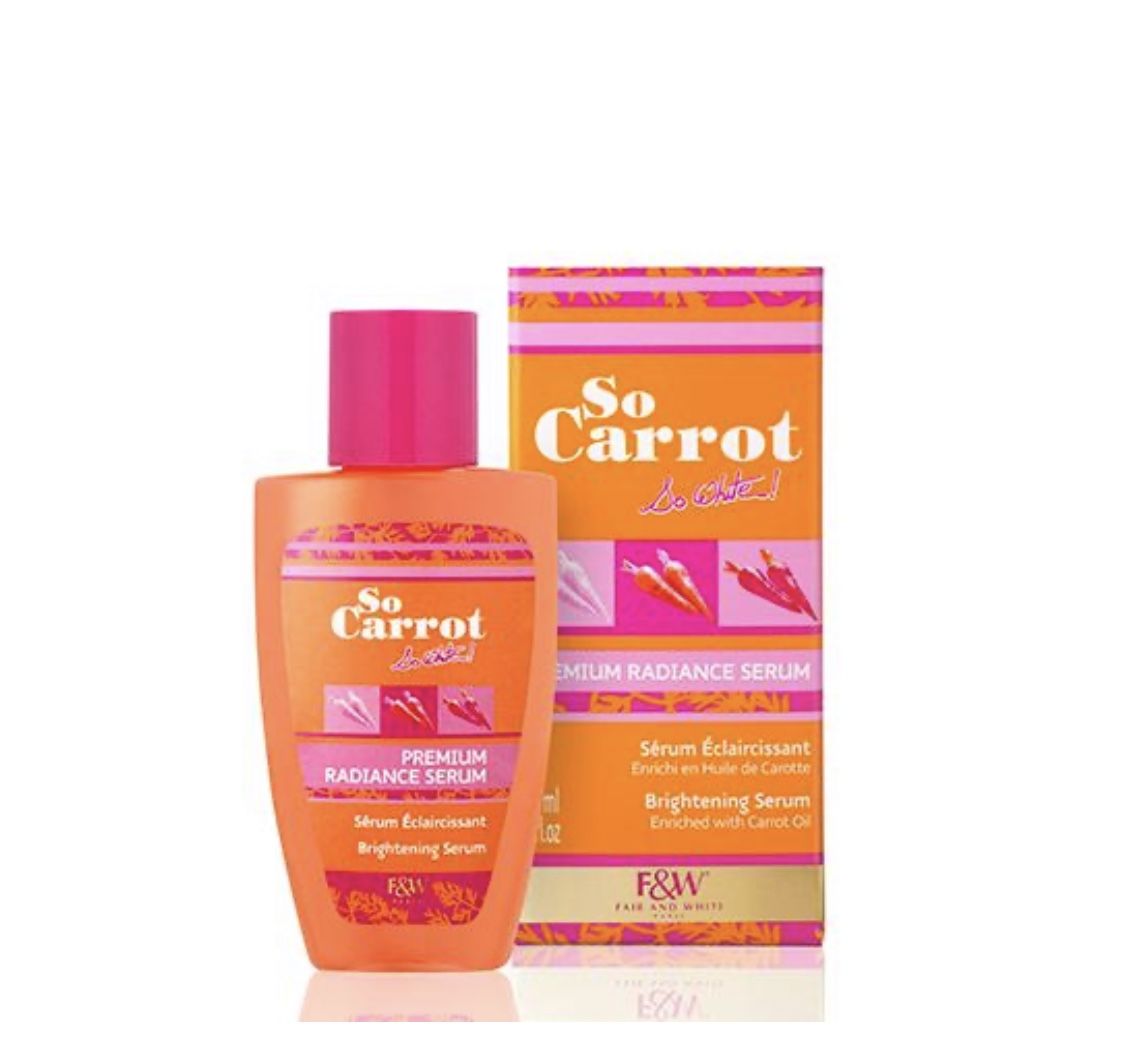 Customer photo review of Fair and White So Carrot Brightening Serum 30ml / 1 fl. oz