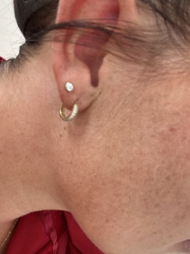 Customer photo review of Eliz Mini Kreolen