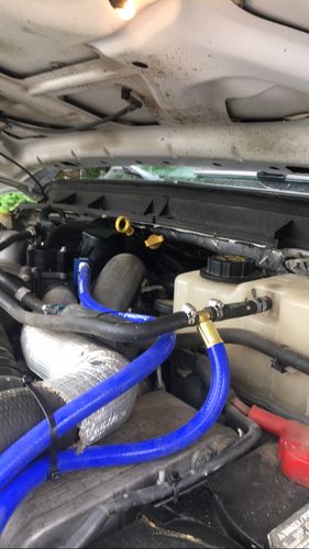 Customer photo review of 2011-2016 Powerstroke Engine Mounted Coolant Filtration System (SD-CF-6.7P-11)