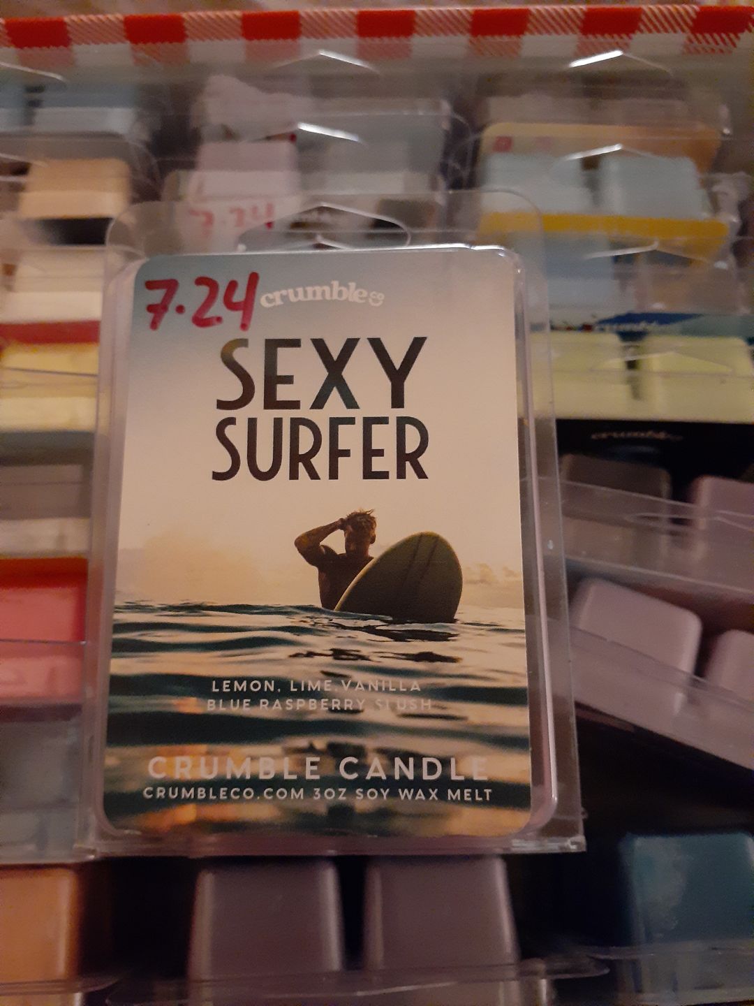 Customer photo review of Sexy Surfer Wax Melts