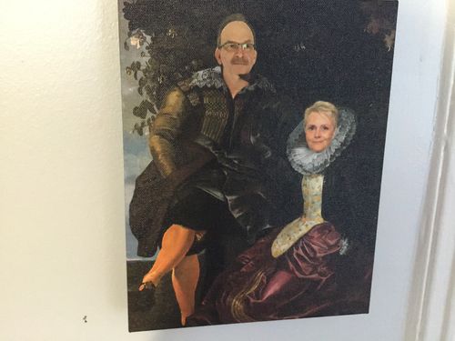 Customer photo review of The Lovers - Custom Canvas