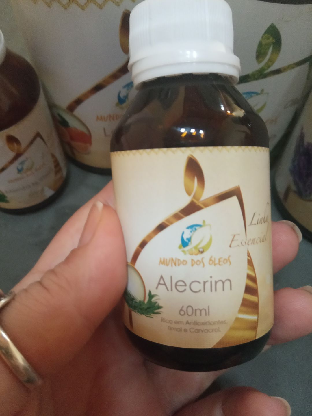 Customer photo review of Óleo Essencial de Alecrim