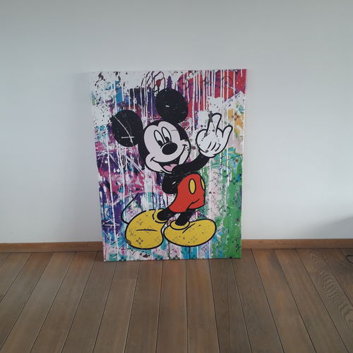 Customer photo review of Tableau Mickey Vuitton