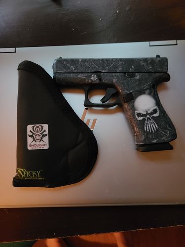 Customer photo review of Glock 43X Decal Grip - Arsenal